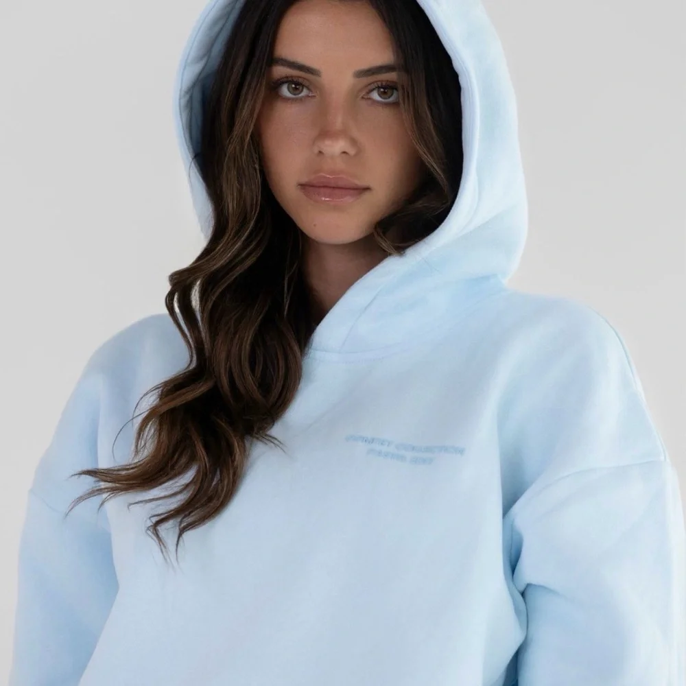 COMFRT pastel hoodie collection color is BABY BLUE - Picture 1 of 6
